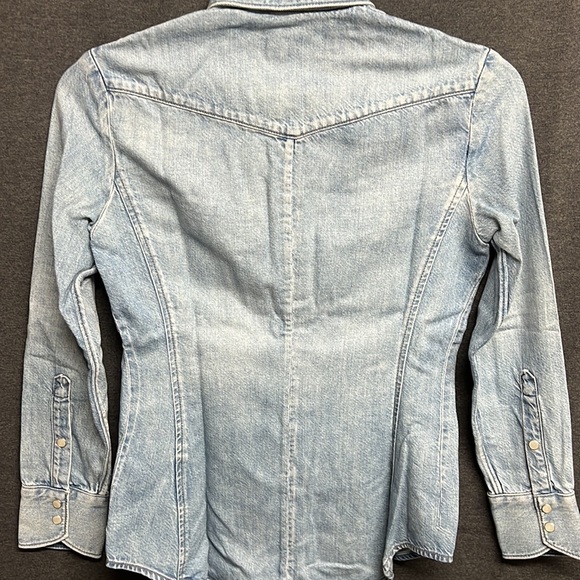 NWT -  Rag & Bone Women's Wyatt Shirt in Vintage Blue - Size XS - Picture 13 of 13